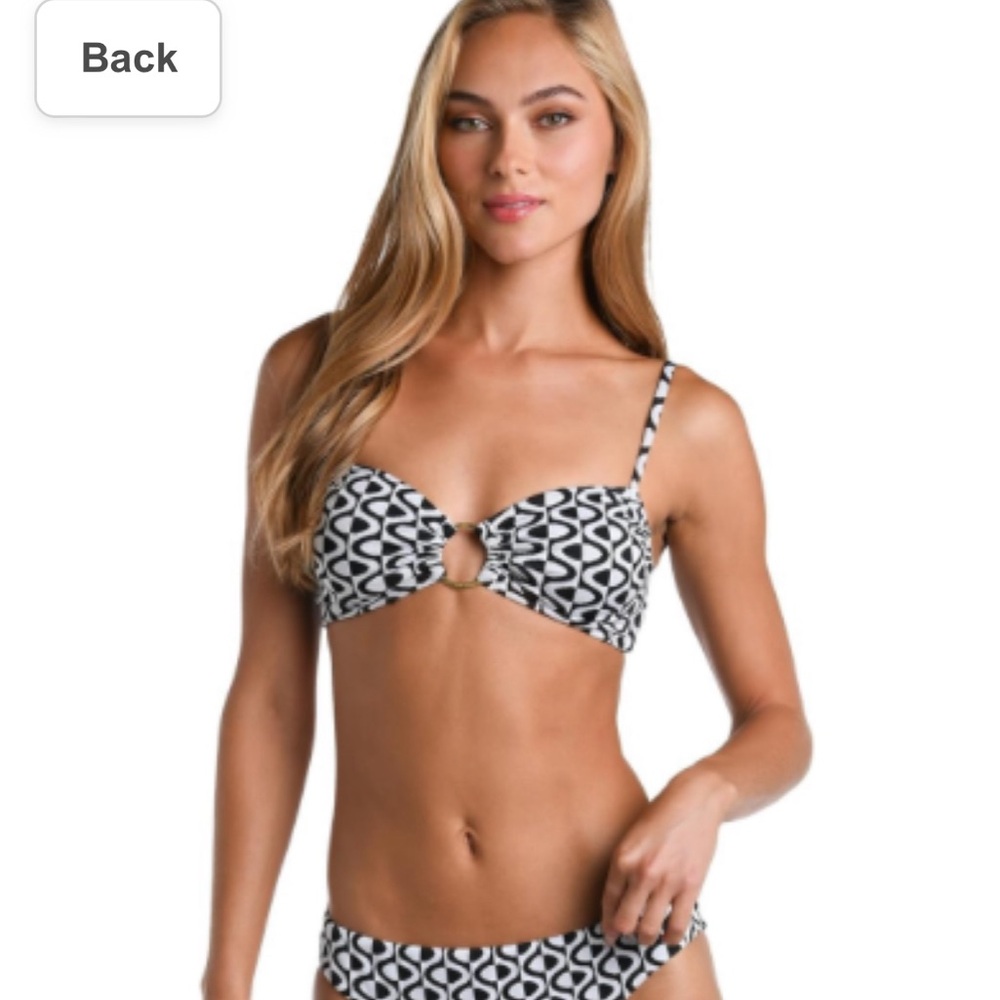 Sunshine 79 Women's Standard Over The Shoulder Bralette Bikini Swimsuit Top